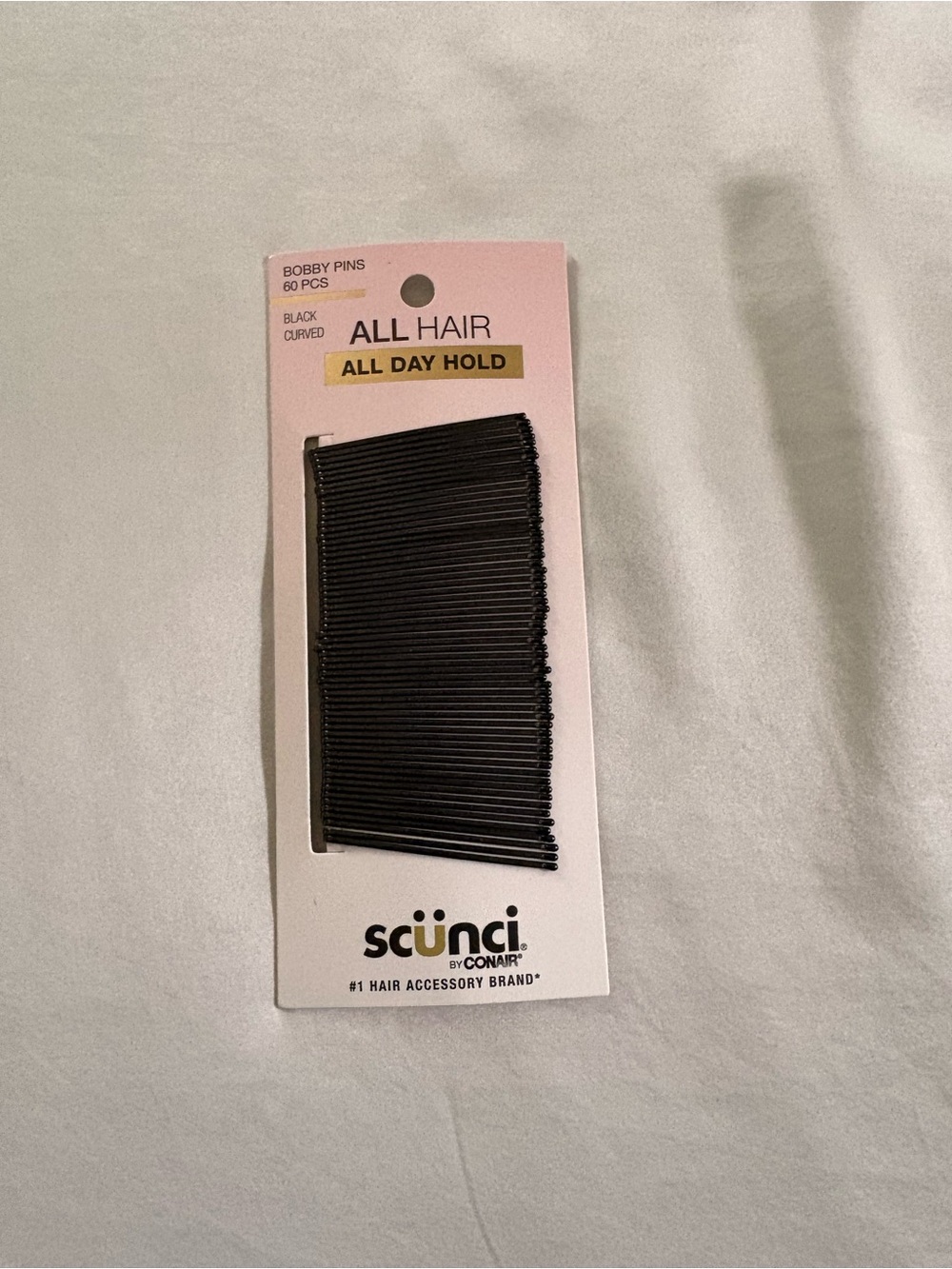 Scünci All Hair Black Bobby Pins - 60 Pack